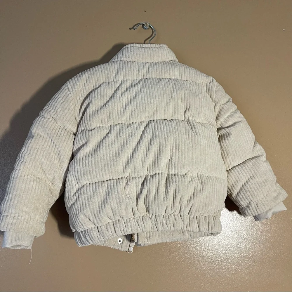 Cozy Cream Kids Puffer Jacket 2t